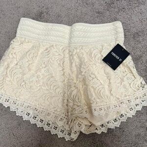 Forever 21 lace shorts